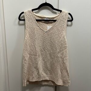J. Crew NWT Women’s XL Cream Sweater Knit Tank Top